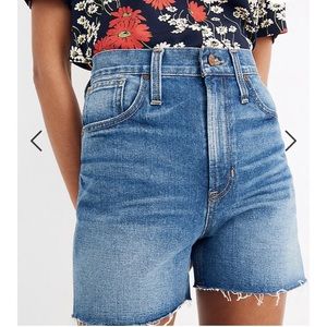 Madewell The Perfect Jean Short in Ullman Wash NWT